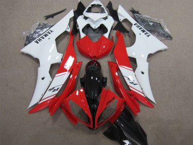 Affordable 2008-2016 Yamaha YZF R6 Abs Fairings - White Red Glossy Black Australia