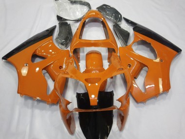 00-02 Gloss Orange & Black ZX6R Motorcycle Fairing