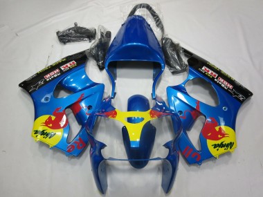 00-02 Red Bull ZX6R Motorcycle Fairing