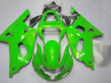 01-03 Bright Green GSXR 600-750 Motorcycle Fairing