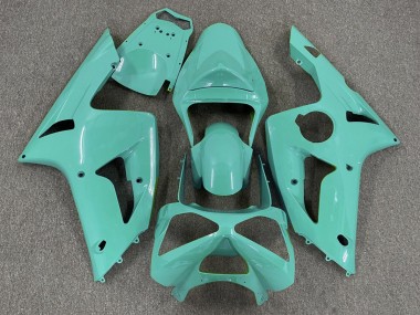 03-04 Gloss Cyan Plain ZX6R Motorcycle Fairing