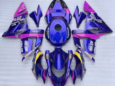 04-05 Blue and Pink Trickstar ZX10R Motorcycle Fairing