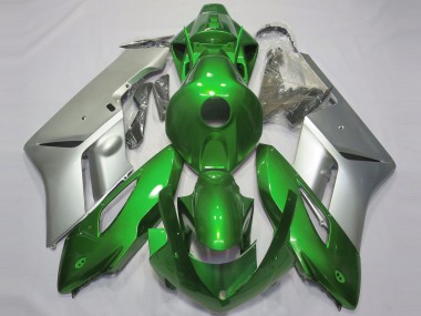 04-05 Gloss Green and Silver CBR1000RR Motorcycle Fairing