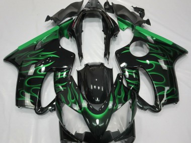 04-07 Light Green Flame CBR600 F4i Motorcycle Fairing