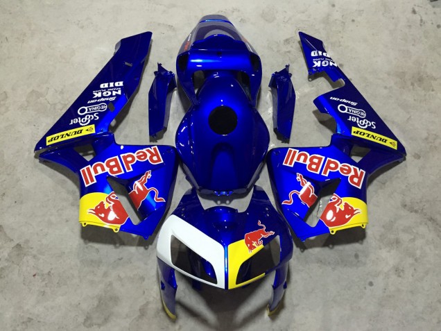 05-06 Blue Red Bull CBR600RR Motorcycle Fairing 05-06 Blue Red Bull CBR600RR Motorcycle Fairing