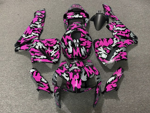 05-06 Camo & HOT PINK CBR600RR Motorcycle Fairing 05-06 Camo & HOT PINK CBR600RR Motorcycle Fairing