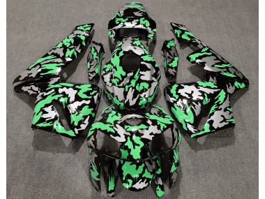 05-06 Camo & LIGHT GREEN CBR600RR Motorcycle Fairing