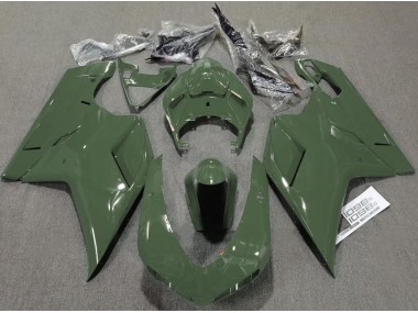 07-14 Army Green Gloss Ducati 848 1098 1198 Motorcycle Fairing