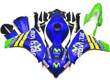 08-11 Vibrant MoviStar CBR1000RR Motorcycle Fairing