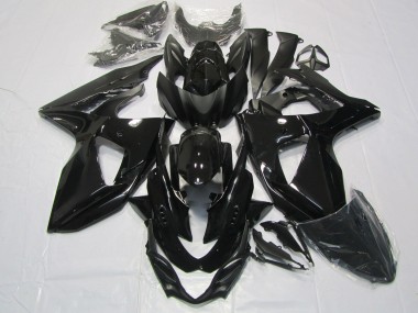 09-16 Gloss Back GSXR 1000 Motorcycle Fairing