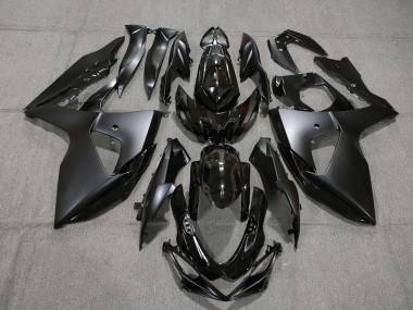 09-16 Gloss and Matte Black Style GSXR 1000 Motorcycle Fairing