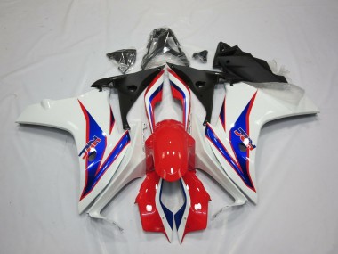 11-12 Blue White Red HRC CBR600F Motorcycle Fairing