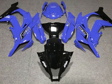 11-15 Gloss Blue & Logos ZX10R Motorcycle Fairing