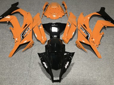 11-15 Gloss Orange & Logos ZX10R Motorcycle Fairing