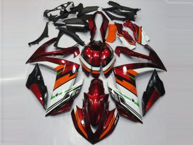 15-18 Orange and Maroon R3 Motorcycle Fairing