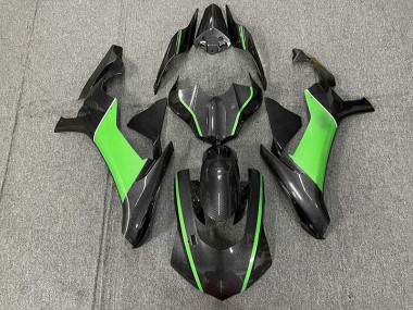 15-19 Carbon Fiber & Green R1 Motorcycle Fairing