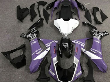 15-19 Gloss Purple Logo Style R1 Motorcycle Fairing