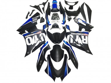 17-23 Matte Black & Blue GSXR 1000 Motorcycle Fairing